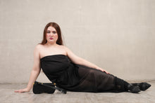 Load image into Gallery viewer, Bianca Long High Quality Skirt Black
