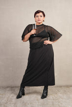 Load image into Gallery viewer, Bianca Long High Quality Skirt Black
