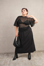 Load image into Gallery viewer, Bianca Long High Quality Skirt Black
