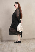 Load image into Gallery viewer, Camilla Mesh Dress Black
