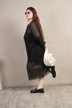 Load image into Gallery viewer, Camilla Mesh Dress Black
