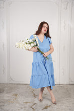 Load image into Gallery viewer, Olivia Long Dress Light Blue
