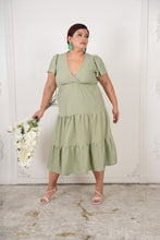 Load image into Gallery viewer, Olivia Long Dress Olive
