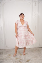 Load image into Gallery viewer, Olivia Long Dress Pink Printed
