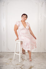 Load image into Gallery viewer, Olivia Long Dress Pink Printed
