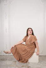 Load image into Gallery viewer, Olivia Long Dress Khaki Brown
