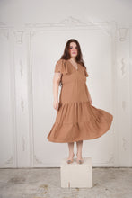 Load image into Gallery viewer, Olivia Long Dress Khaki Brown
