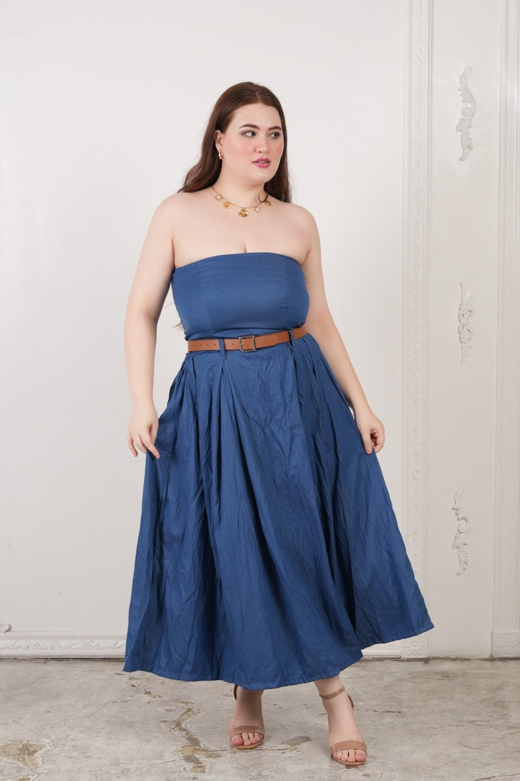 Luna Dress Blue