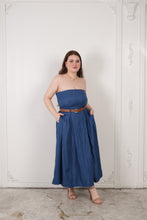 Load image into Gallery viewer, Luna Dress Blue
