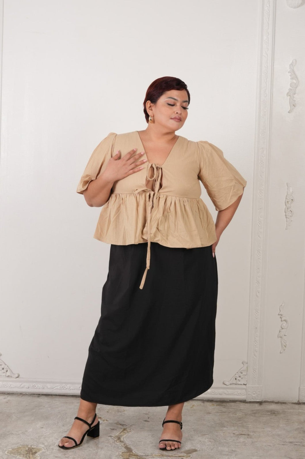 Charlotte Top Beige