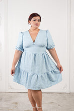 Load image into Gallery viewer, Adriana Short Dress Blue
