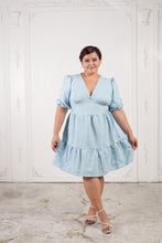 Load image into Gallery viewer, Adriana Short Dress Blue
