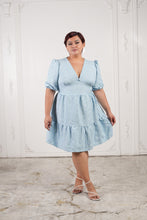 Load image into Gallery viewer, Adriana Short Dress Blue
