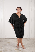 Load image into Gallery viewer, Alexandria Knot Dress Black
