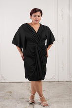 Load image into Gallery viewer, Alexandria Knot Dress Black
