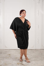 Load image into Gallery viewer, Alexandria Knot Dress Black
