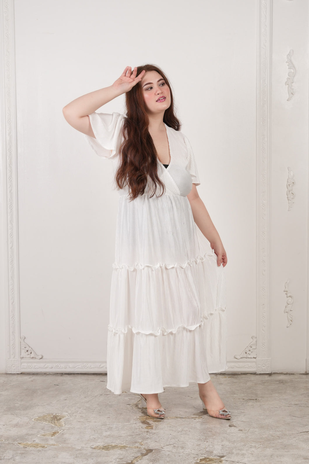 Roma Maxi Dress White