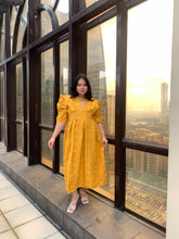 Load image into Gallery viewer, Adrianna Maxi Dress Mustard Yellow
