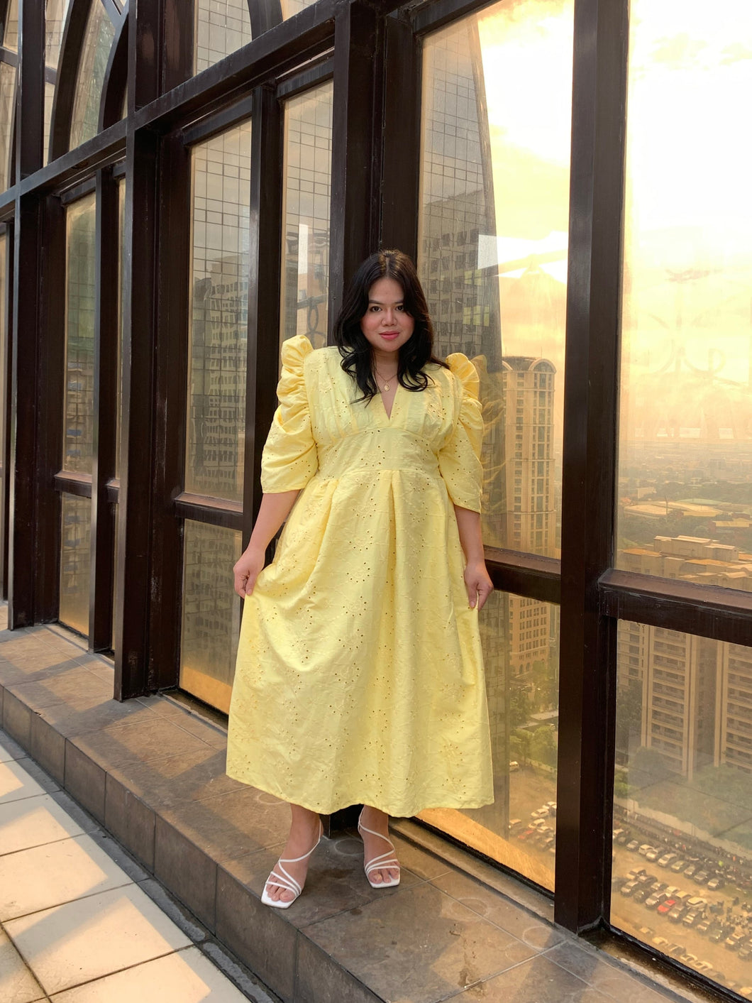 Adrianna Maxi Dress Yellow