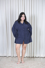 Load image into Gallery viewer, Corduroy Dress Blue
