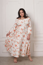 Load image into Gallery viewer, Barcelona Dress in White Floral
