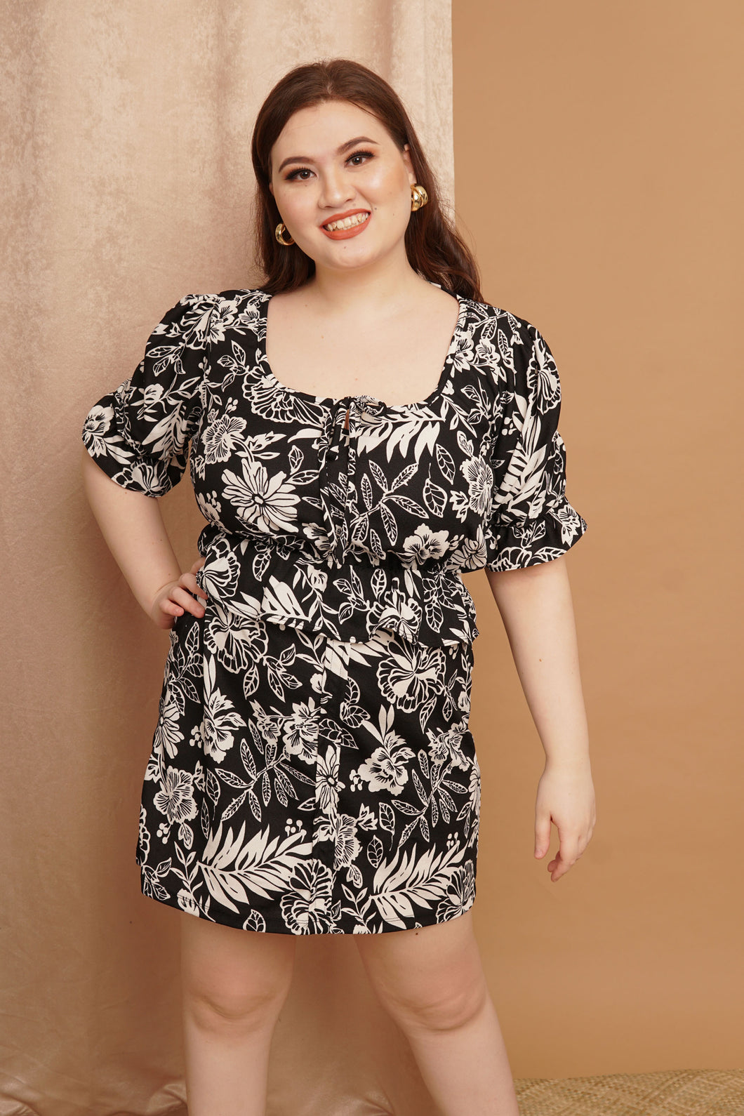 Betty in Black Printed