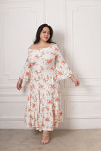 Load image into Gallery viewer, Barcelona Dress in White Floral
