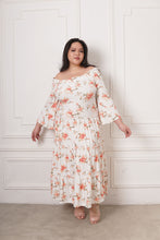 Load image into Gallery viewer, Barcelona Dress in White Floral
